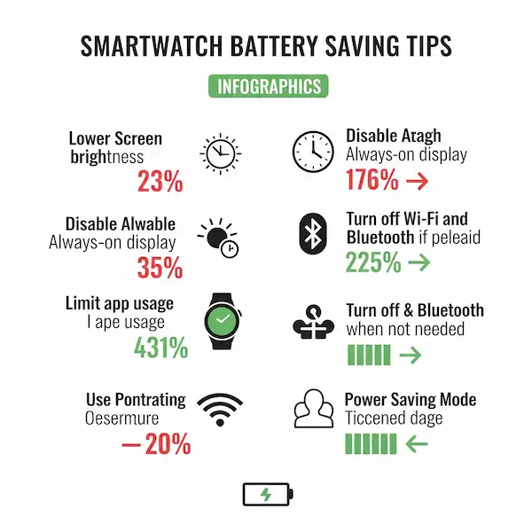 Extend smartwatch battery
