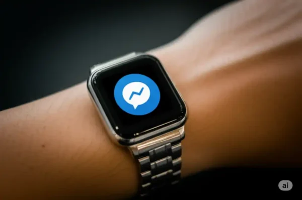 Facebook messenger on smartwatch