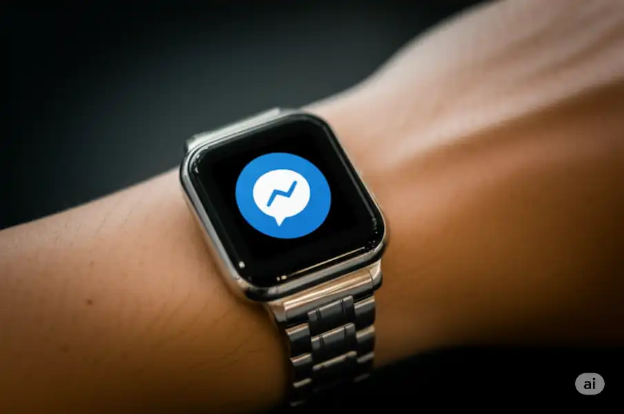 Facebook messenger on smartwatch