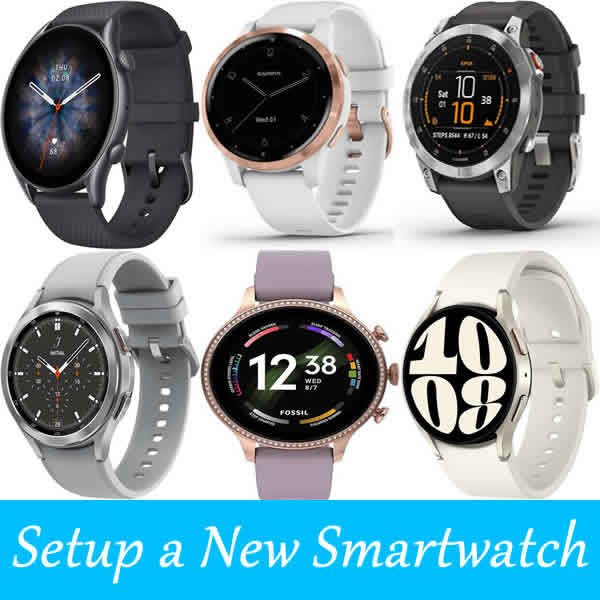 How to setup a new smartwatch